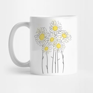 Daisy Flower Mug